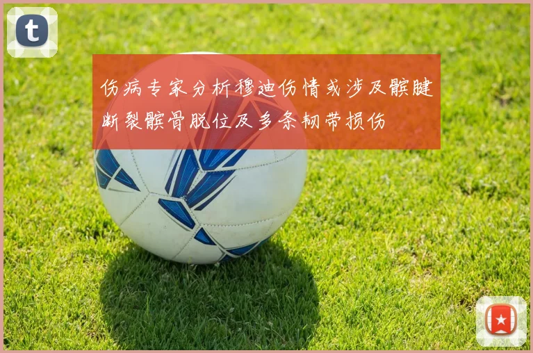 伤病专家分析穆迪伤情或涉及髌腱断裂髌骨脱位及多条韧带损伤